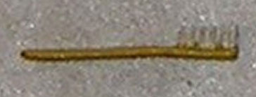 Dollhouse Miniature Toothbrush, Yellow