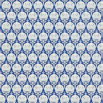 Dollhouse Miniature Wallpaper: Ottoman-Blue