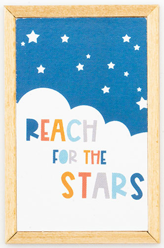 Reach For The Stars Picture, Oak Frame