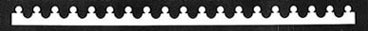 Dollhouse Miniature Roof Trim, 12 In. Long