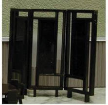 Folding Screen, 3 Sections, 1:24 Scale