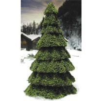 Dollhouse Miniature Tree-Evergreen 7In, 1Pc