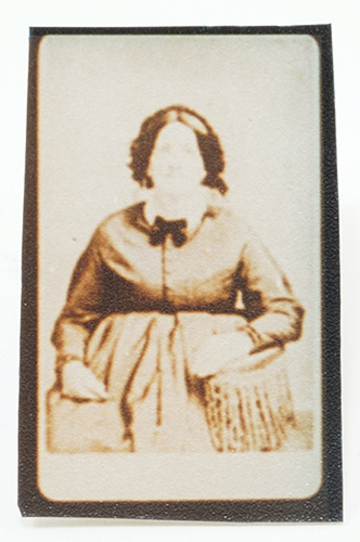 Dollhouse Miniature Large Sepia Photo