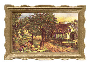 Dollhouse Miniature Framed Pictures, 4 Seasons, 4 Pcs**Assorted