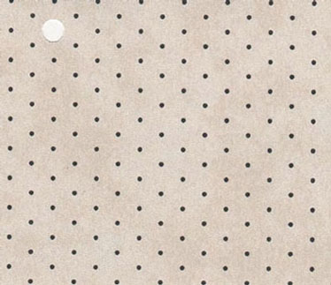 Dollhouse Miniature Pre-pasted Wallpaper, Black Polka Dots
