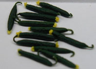 Dollhouse Miniature Cucumbers S/12
