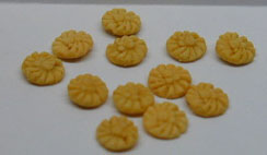 Dollhouse Miniature Cookies S/12