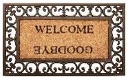 Dollhouse Miniature Welcome/Goodbye Mat