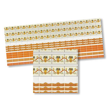Dollhouse Miniature Wall Borders, 4pc