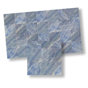 Dollhouse Miniature Faux Marble Tiles, 4pc