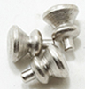 Dollhouse Miniature Round Knobs, 6/PK, Satin Nickel
