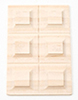 Dollhouse Miniature Wainscot Panels, 6 panels = 1 Sheet