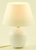 Dollhouse Miniature Glazed Ceramic Table Lamp