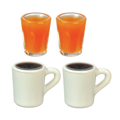 Coffee and  Orange Juice, 2 pc. Each Coffee and  Orange Juice, 2 pc. Each